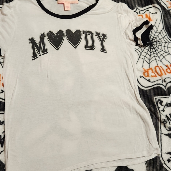 Rebellious One Tops - Rebellious one moody ringer tee